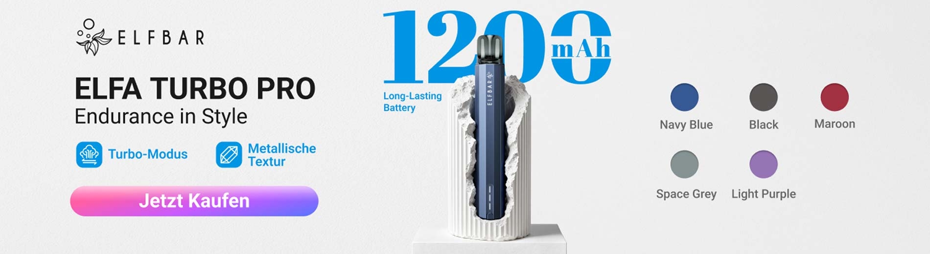 Elfbar Elfa Turbo Pro - mit 1200mAh Akku