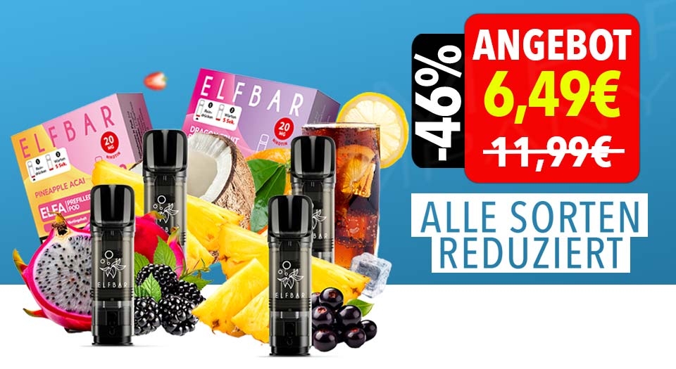 Elfbar Elfa Pods reduziert - nur 6,49€