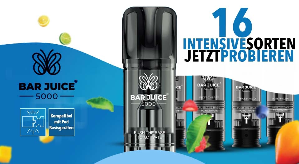 Bar Juice 5000 Prefilled Pods - elfa passend