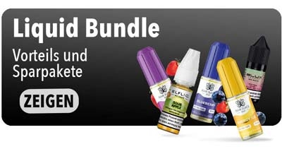 Nikotinsalz Liquids als Bundle kaufen und sparen