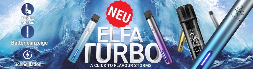 Das neue Elfa Turbo Pod Kit von Elfbar - mit Refillpods selber befüllen