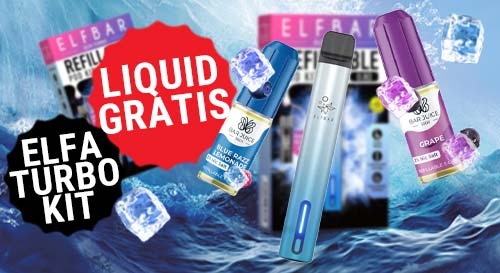 Gratis Liquid Bundle mit dem neuen Elfa Turbo Kit