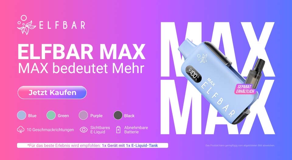 Elfbar Max Mehrweg Vape
