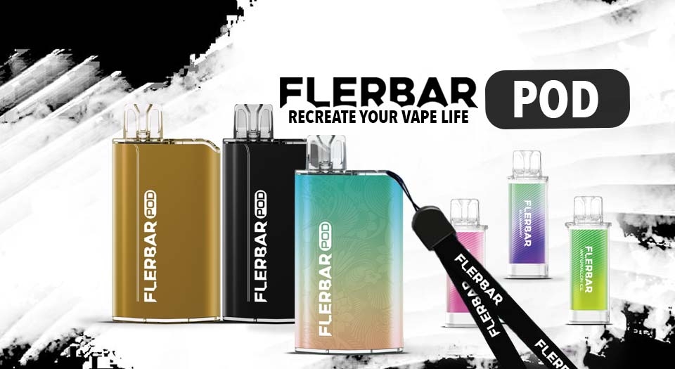 Flerbar Pod Kit mit Dual Mesh Coils