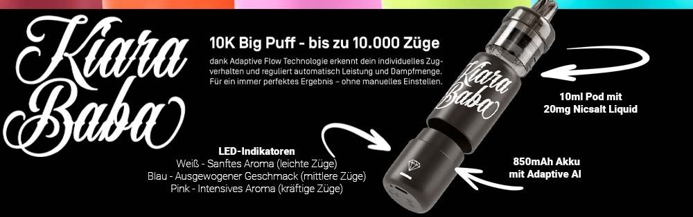 Kiara Baba Vape - Anleitung