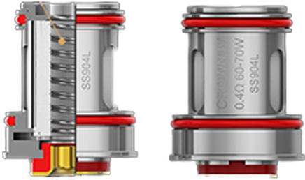 Uwell - Crown 4 Coil 4er Pack 0,23 ohm Mesh