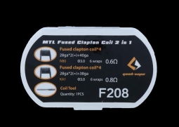 Geek Vape - MTL Fused Clapton Coil 2in1 F208