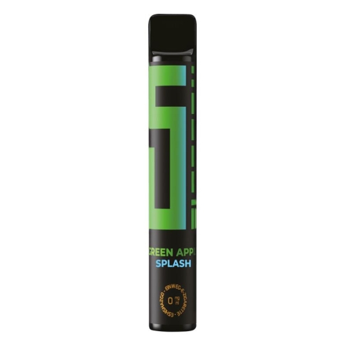 5 EL Einweg E-Zigarette - Green Apple Splash 0mg (SB)