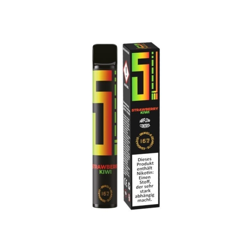 5 EL Einweg E-Zigarette - Strawberry Kiwi 16mg (SB)