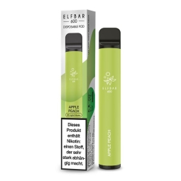 Elfbar 600 Einweg Vape - Apple Peach Nikotinfrei