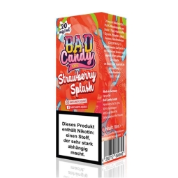 Bad Candy - Strawberry Splash 10 ml Nikotinesalzt Liquid...
