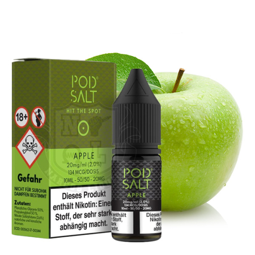 Pod Salt Core - 10ml Nikotinsalz Liquid Apple 20mg