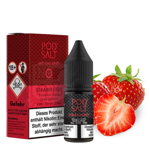Pod Salt Core - 10ml Nikotinsalz Liquid Strawberry 20mg