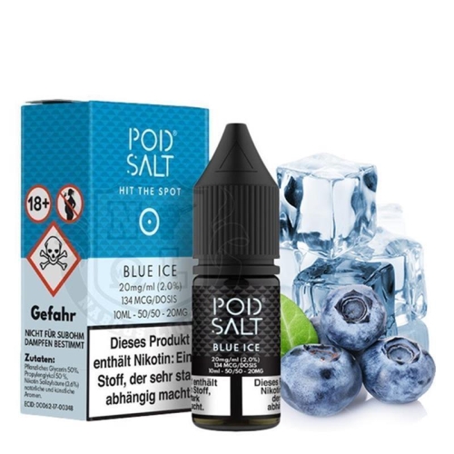 POD SALT Blue Ice Nikotinsalz Liquid 10 ml - Nikotinmenge: 20mg