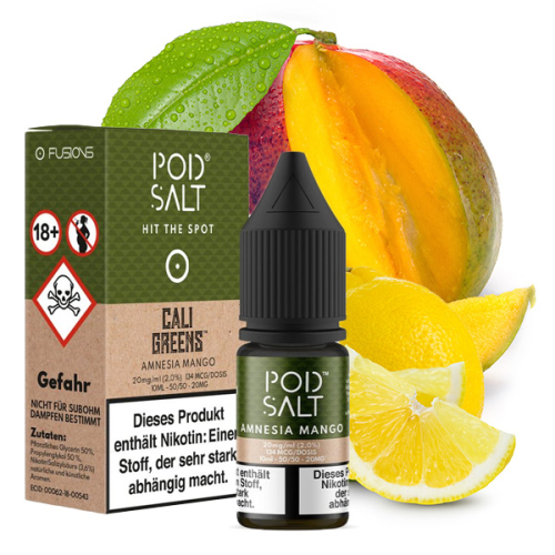 Pod Salt Fusion - 10ml Nikotinsalz Liquid Amnesia Mango 20mg
