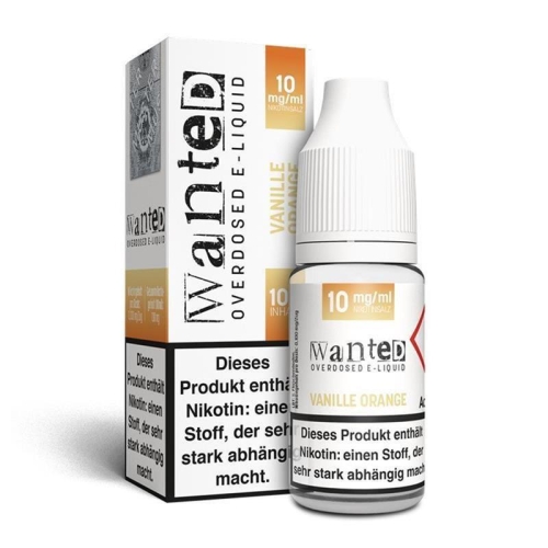 Wanted - Vanille Orange Overdosed 10ml Nikotinsalzliquid