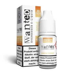 Wanted - Vanille Orange Overdosed 10ml Nikotinsalzliquid 