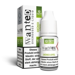 Wanted Grüner Apfel Overdosed 10 ml 10 mg/ml...