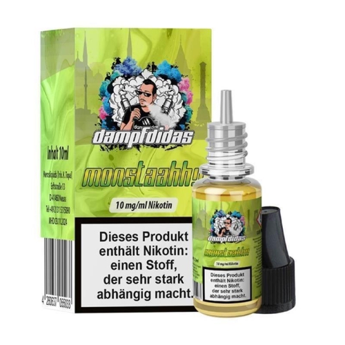 DAMPFDIDAS Monstaahh Nikotinsalz Liquid 10 ml 10 mg