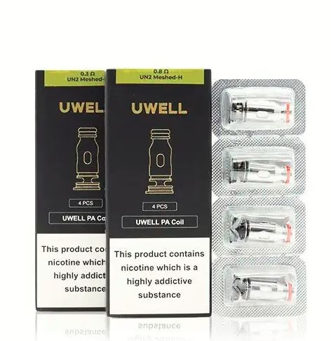 Uwell Crown D Coils PA Mesh (4 Stück/Pack) 0,8 Ohm