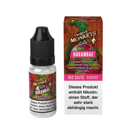 Twelve Monkeys - Harambae Nikotinsalzliquid 10 ml 20 mg/ml