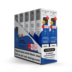 Elfbar 600 CP Einweg Vape - Blueberry Sour Raspberry 20 mg/ml