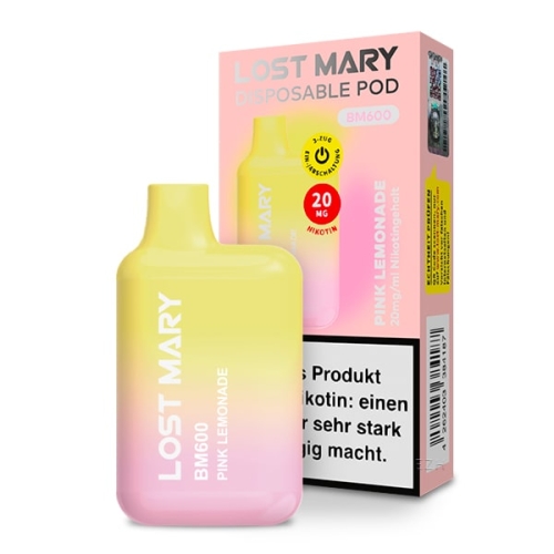 ELF BAR - LOST MARRY BC 600 Einweg E Zigarette Pink Lemonade 20mg