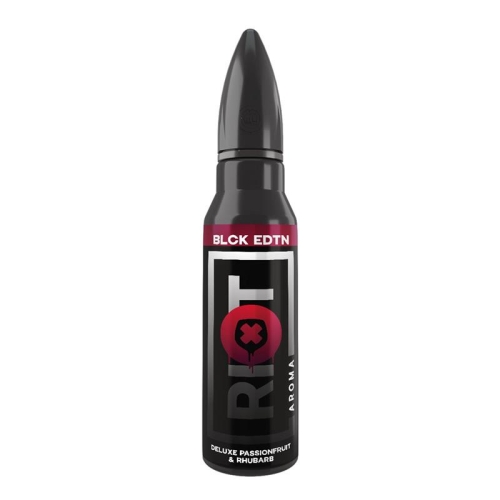 Riot Squad - Black Edition - Deluxe Passionfruit & Rhubarb Longfill 5 ml