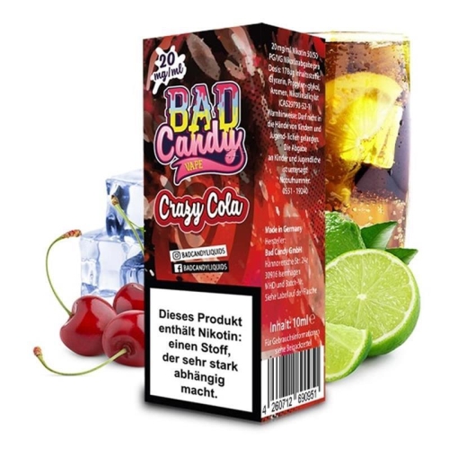 Bad Candy-Crazy Cola 10 ml Nikotinesalz Liquid 10 mg/ml (SB)