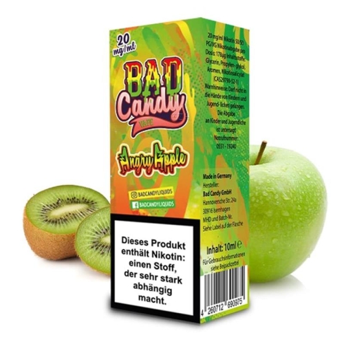 Bad Candy-Angry Apple 10 ml Nikotinesalz Liquid 10 mg/ml (SB)