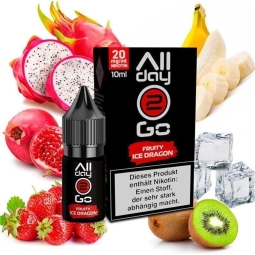 Allday2Go - Fruity Ice Dragon 10ml Hybrid-Nikotinsalz Liquid