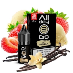 Allday2Go - Hot Vanilla 10ml Hybrid-Nikotinsalz Liquid