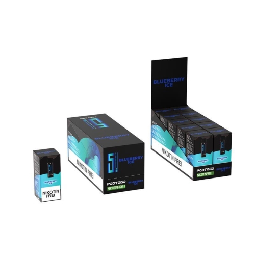 5 EL - Pod2Go Prefilled Pod Blueberry Ice 0 mg/ml