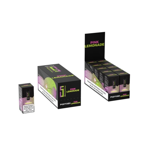 5 EL - Pod2Go Prefilled Pod Pink Lemonade 0 mg/ml