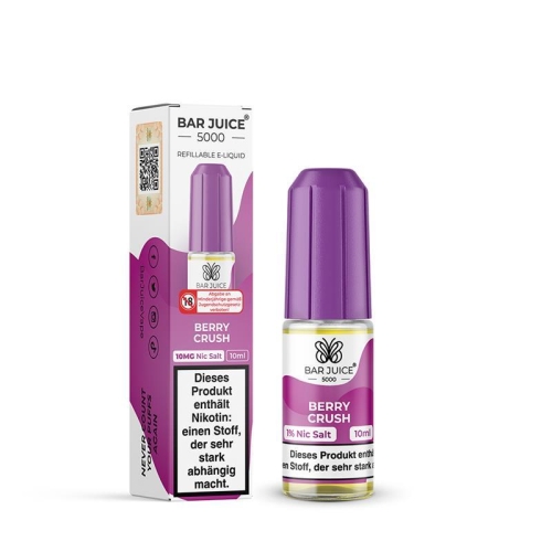 Bar Juice 5000 NicSalt Liquid 10 ml Berry Crush 10 MG