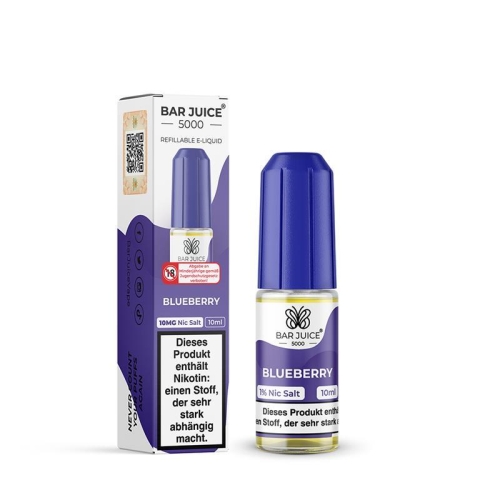 Bar Juice 5000 NicSalt Liquid 10 ml Blueberry 10 MG