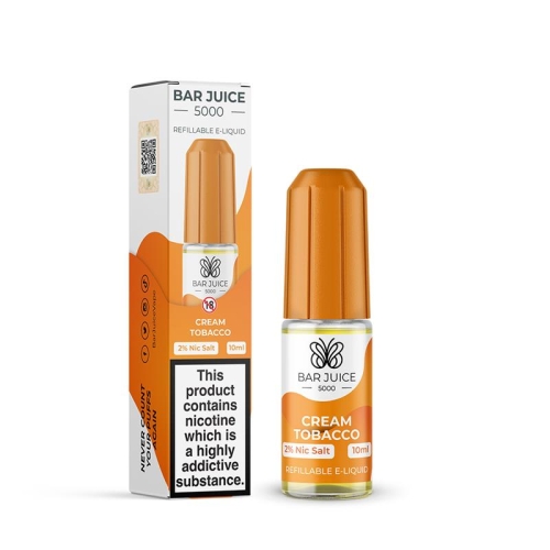 Bar Juice 5000 NicSalt Liquid 10 ml Cream Tobacco 20 MG