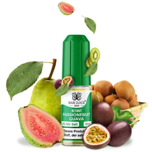 Bar Juice 5000 NicSalt Liquid 10 ml Kiwi Passionfruit Guava 20 MG