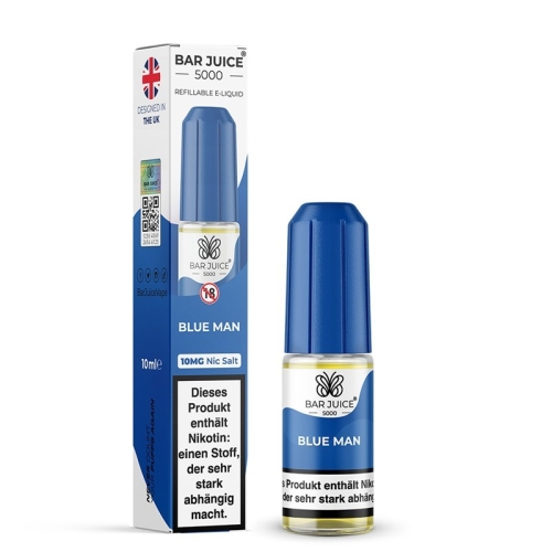 Bar Juice 5000 NicSalt Liquid 10 ml Blue Man 10 MG