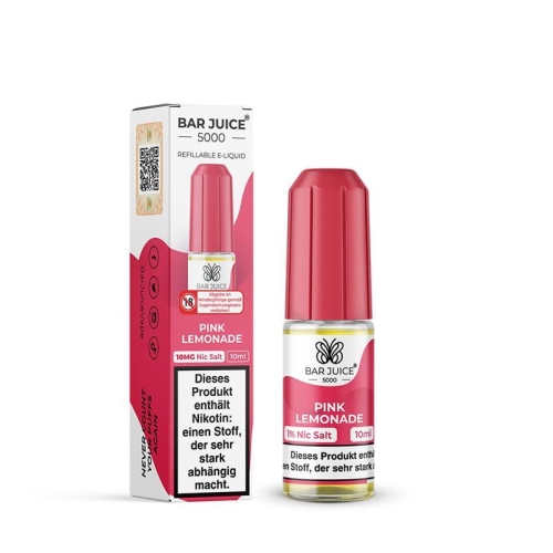 Bar Juice 5000 NicSalt Liquid 10 ml Pink Lemonade 10 MG