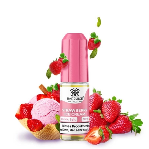 Bar Juice 5000 NicSalt Liquid 10 ml Strawberry Ice Cream 10 MG