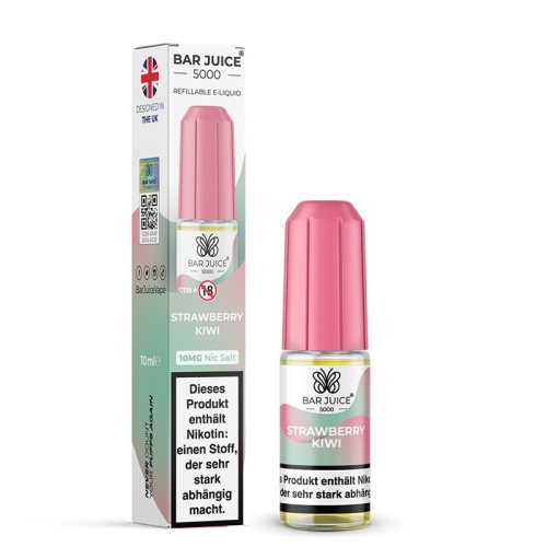 Bar Juice 5000 NicSalt Liquid 10 ml Strawberry Kiwi 10 MG