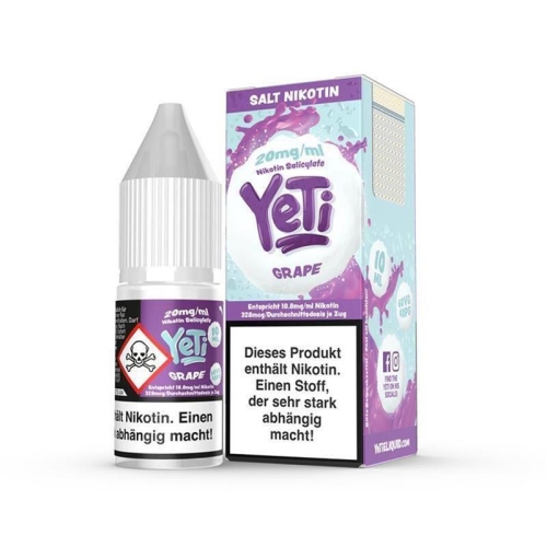 Yeti - Grape 10 ml NicSalt Liquid 20 mg/ml