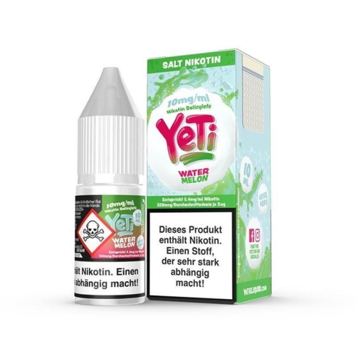 Yeti - Watermelon 10 ml NicSalt Liquid