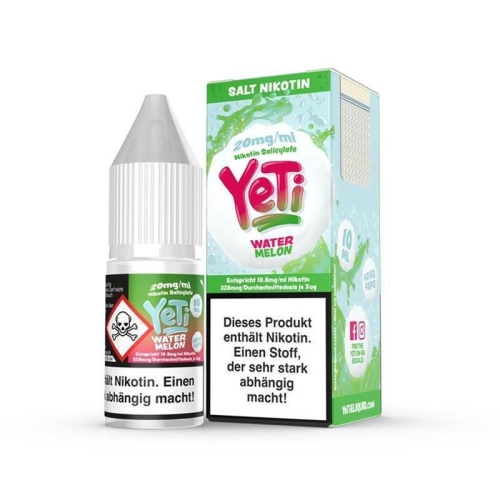 Yeti - Watermelon 10 ml NicSalt Liquid 20 mg/ml