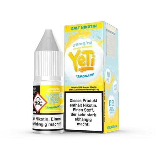 Yeti - Lemonade 10 ml NicSalt Liquid 20 mg/ml