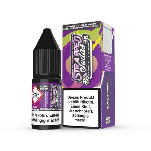 Strapped Soda - Grape Soda Storm Nikotinsalz Liquid 10ml