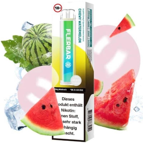 Flerbar M - Einweg E-Zigarette 20 mg/ml Chewy Watermelon