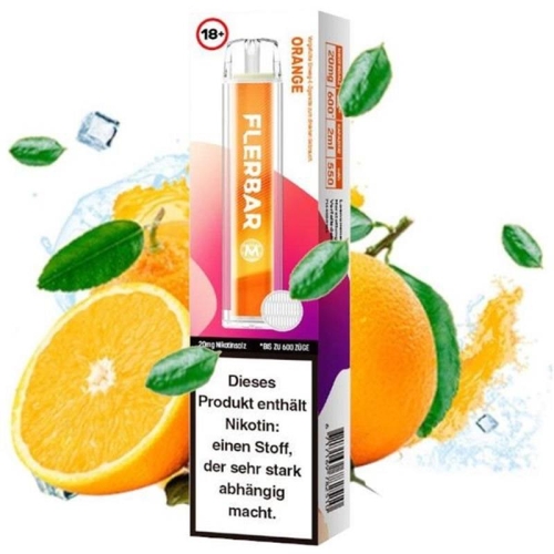 Flerbar M - Einweg E-Zigarette 20 mg/ml Orange