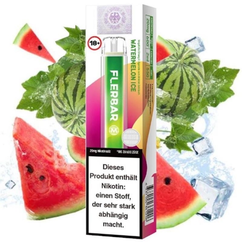 Flerbar M - Einweg E-Zigarette 20 mg/ml Watermelon ice